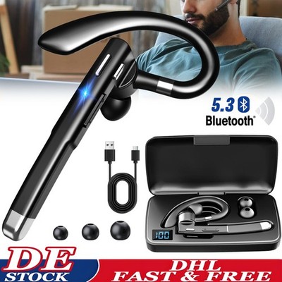 Wireless Bluetooth Kopfhörer Stereo Kabellos Headset Ohrhörer Mikrofon für Handy