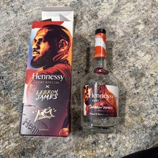 Hennessy Lebron James Collab Bottle and Box Empty Collectible