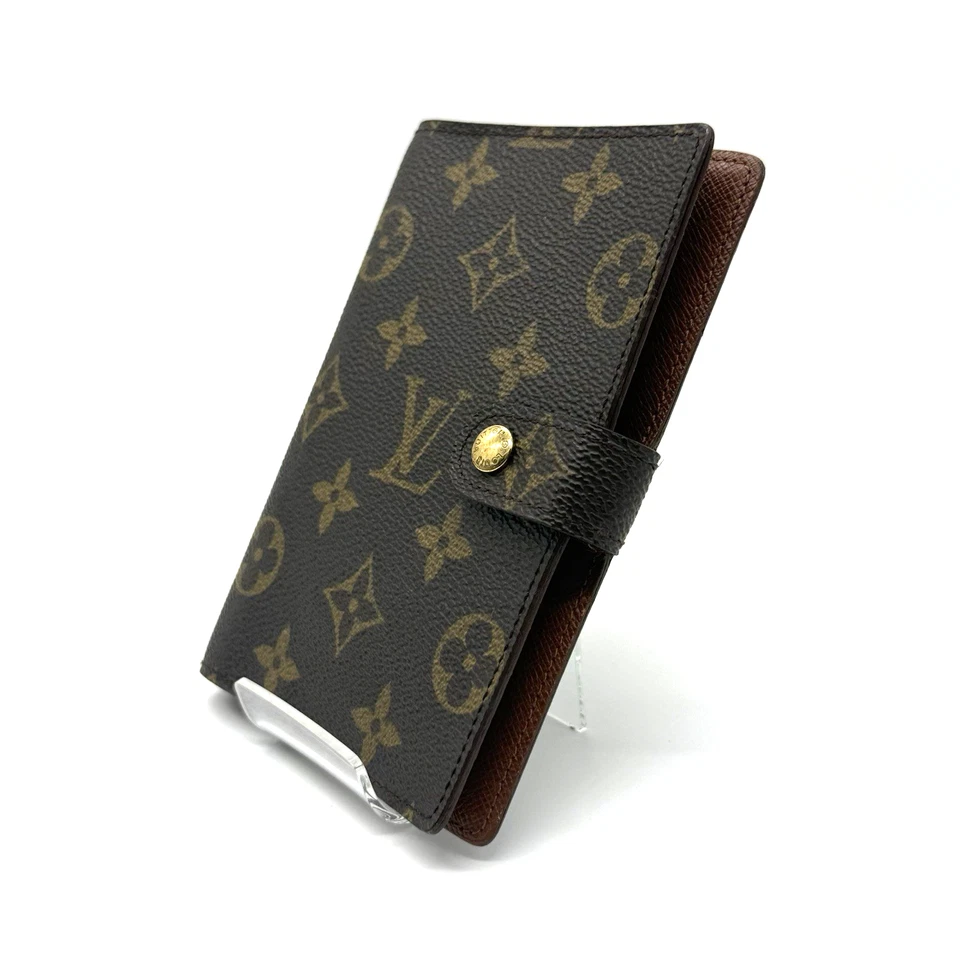 Auténtica cubierta Louis Vuitton monograma agenda-PM día planificador R20005 Foto 4 de 4