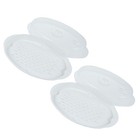 Microwave Steamer with Vented Lid Food Cook Tool Kitchen Cooker for Dumpling