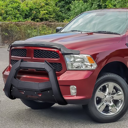 J2 For 09-24 Dodge Ram 1500 Square Frame Bat Design Bull Bar Push Grille Guard - Picture 7 of 7