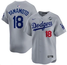 Yoshinobu Yamamoto Los Angeles Dodgers World Series Jersey All Colors STITCHED