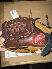 Rawlings RB20FB Leather Baseball Glove Left Handed 12” 