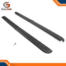 Fits 2007-13 GMC Sierra 1500 2500 Truck Side Bed Rail Caps Cover Black 6.5' Pair