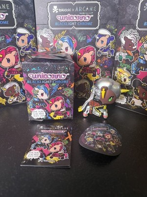 Tokidoki × ARCANE Unicorno Blacklight Chrome  Warrior Ambessa  LOL with Box