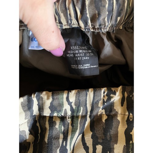 Vintage Realtree 10X Camo Hunting Suit Pants M Hooded Jacket L Camouflage - Picture 11 of 13