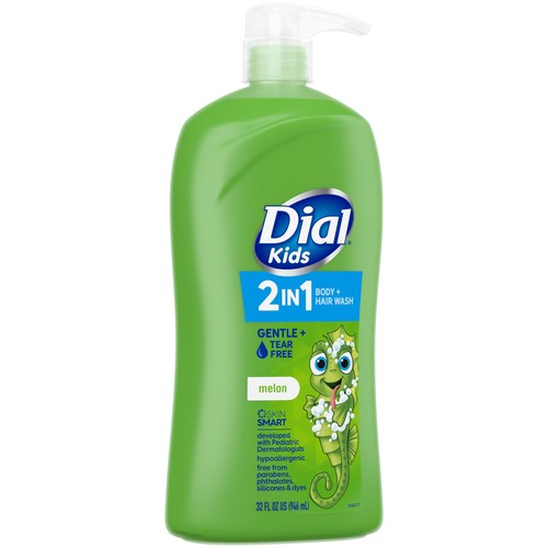 Dial Kids 2-in-1 Body+Hair Wash, Melon, 32 fl oz - Picture 2 of 10
