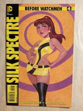 Before Watchman Silk Spectre #4 Bruce Timm Variant Cover DC 2013.