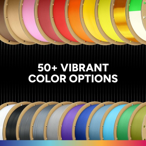 PLA Filament 1,75 mm, ordentlich gewickeltes 3D Drucker Filament 1 kg Spule (2,2 lbs), Dim... - Bild 6 von 8