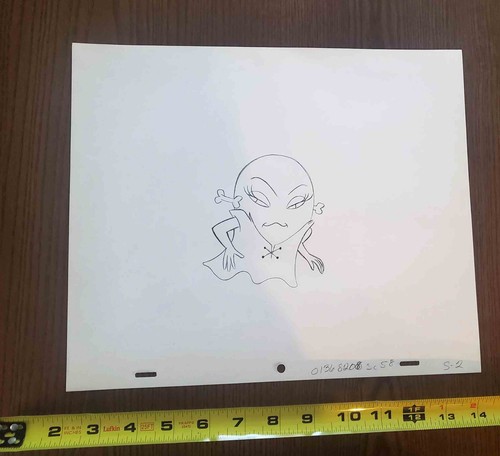 Pac-Man Neander Pac-Man Ghost Monster Sue Production Cel Animation Art - Picture 5 of 8
