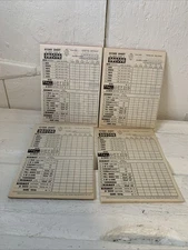 Vintage 1964 Kismet Game Score Pads by Spare Time Products ~Like Yahtzee~ 4 Pads