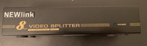 Video Splitter - 8 Port - 450MHz NEWLINK - NLKVS-538A - VGA / SVGA - 第 3/6 張圖片