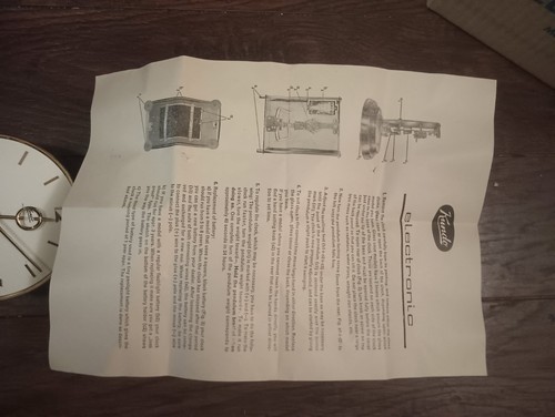 Ungeprüfte New Old Stock Kundo No 1054 elektronische Uhr mit Box USA Verkauf - Bild 6 von 8