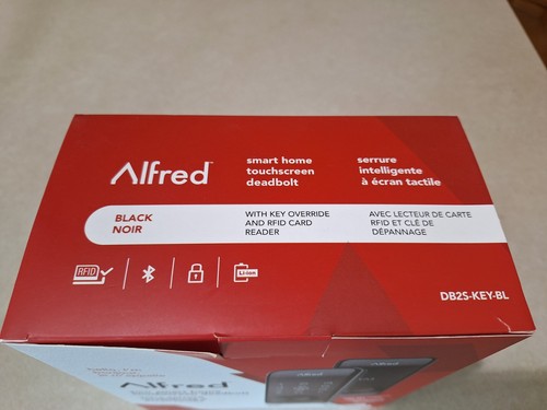 Alfred DB2S Serie: Smart Touchscreen Deadbolt: Schwarz: Open Box: Getestet - Bild 3 von 15