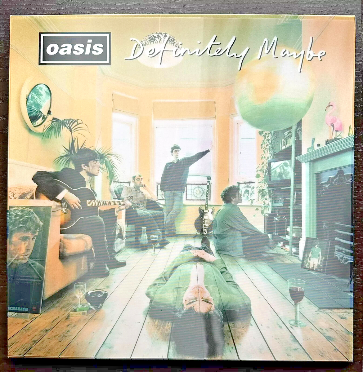 OASIS Definitely Maybe LIMITED NUMBERED 2LP YELLOW BLUE /15000