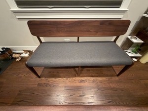 Castlery 59 Inch Dining Bench - Assembled But Never Used