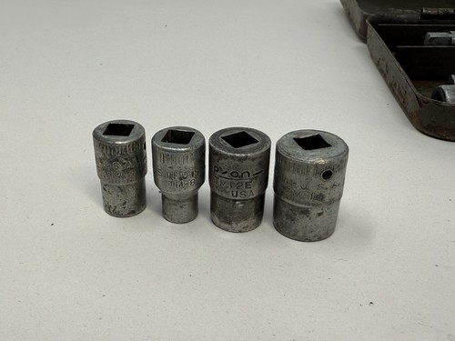 Snap-on TM-120 1/4 Drive Midget TM-E Socket Wrench Set 1940’s WWll INCOMPLETE - Bild 10 von 20