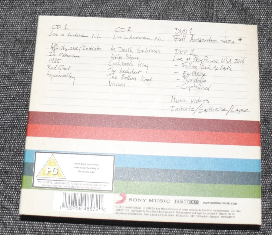 Haken - L1ve (2-CD/2-DVD, Prog, Digipak, neuwertig) - Bild 2 von 4