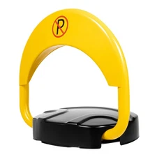 Yellow Parking Block Parking Lock Driveway Guard with Remote Controls Foldable