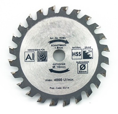 HM Kreissägeblatt 85 mm drillcraft Sägen 9285