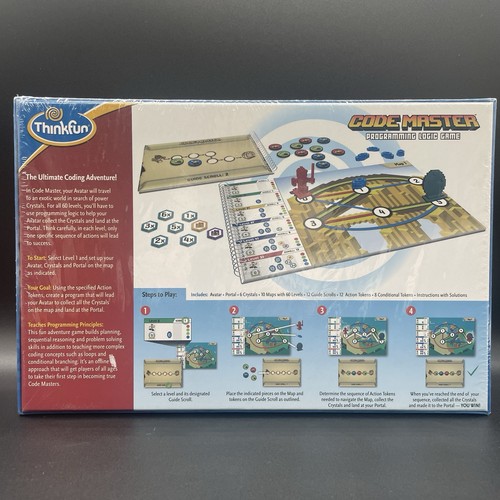 Thinkfun Code Master Programming Logic Minecraft Board Game NEW SEALED - Picture 3 of 10