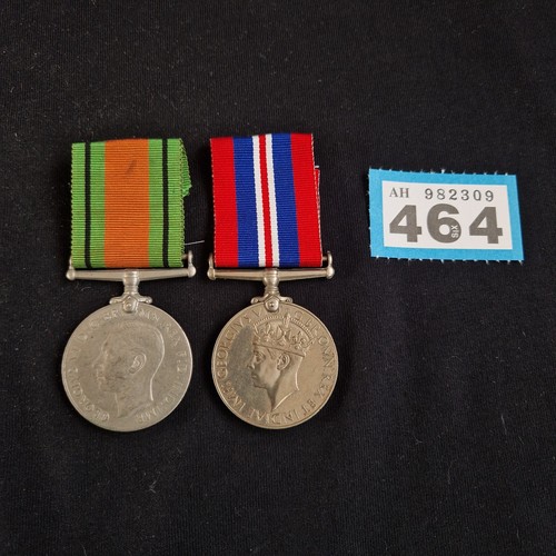 WW2 British Defence Medal & War Medal 1939-45 WWII Original Second World War 464 - Picture 2 of 4