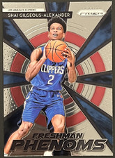 2018-19 Panini Prizm Freshman Phenoms Shai Gilgeous-Alexander Rookie RC #15