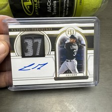 2021 National Treasures Luis Gonzalez Signature Numbers Auto #SN-LG Gold /49