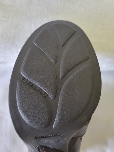 Born Women's Shola Brown Leather Side Zip Strappy Ankle Booties W81647 Size 7.5 - Picture 11 of 18