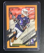 2021 Topps PLL Lacrosse MARCUS HOLMAN Orange Parallel 05/10