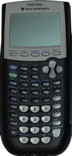 TI-84 Plus Graphing Calculator Texas Instruments Cover, Batteries & Data Cable - Image 3 of 4