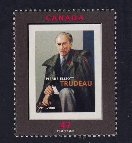 Canada 2001 Prime Minister Pierre Elliott Trudeau, MNH sc#1909 - Picture 1 of 1