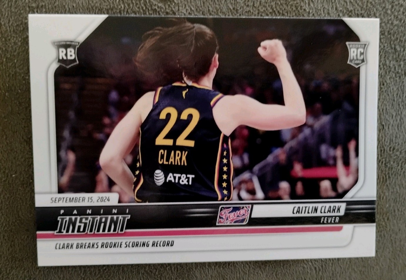 2024 Panini Instant Caitlin Clark Rookie Card #218 Indiana Fever Rookie Scoring