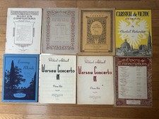 Lot of 8 - Vintage Piano Sheet Music and Books see photo 