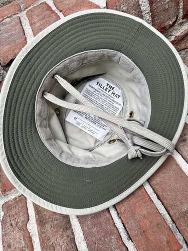 The Tilley Hat Endurables Model Lt5 Size 7 KhakMen's Hat Fishing Oudoors Sun - Picture 2 of 7