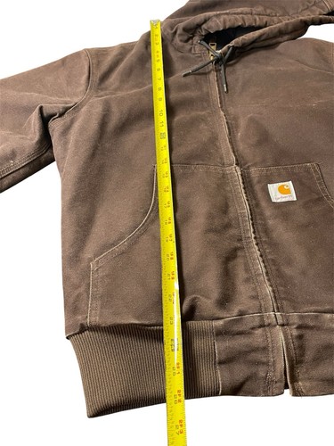 Chaqueta Carhartt WJ130 Forrada con Edredón Para Mujer Extra Pequeña DKB Marrón Oscuro Desvanecido - Imagen 20 de 22