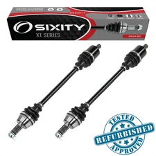 2 pc Sixity XT Front Left Right Axles for Polaris Ranger Crew Diesel f0