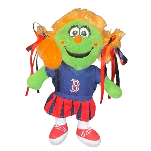"Muñeco de peluche Boston Red Sox Tessie verde monstruo mascota béisbol MLB 9""" - Imagen 7 de 7
