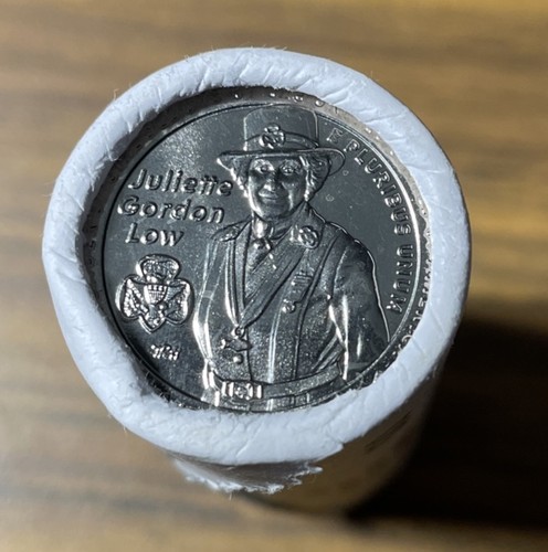 2025 S BU Juliette Gordon Low Mint Wrapped Quarter Roll In pictures - Picture 3 of 3