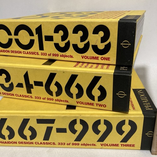 Phaidon Design Classics: Complete 3 Volume Set 1 2 3 Hardcover Books Objects ⭐️ - Picture 3 of 17