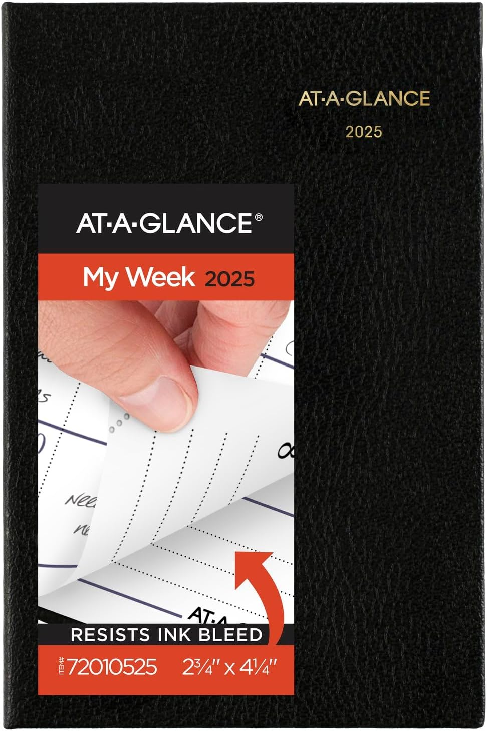 2025 Fine Diary, Weekly & Monthly Diary, 2-3/4