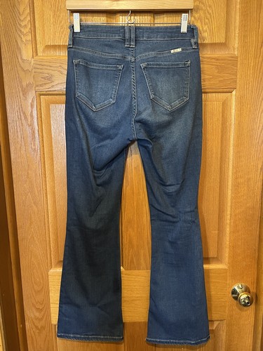 Jeans CQ20 Kancan acampanados botones mosca azul denim para mujer 5/26 - Imagen 2 de 3