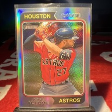 2023 Topps Heritage Chrome Refractor #395 Jose Altuve 159 /574 Houston Astros