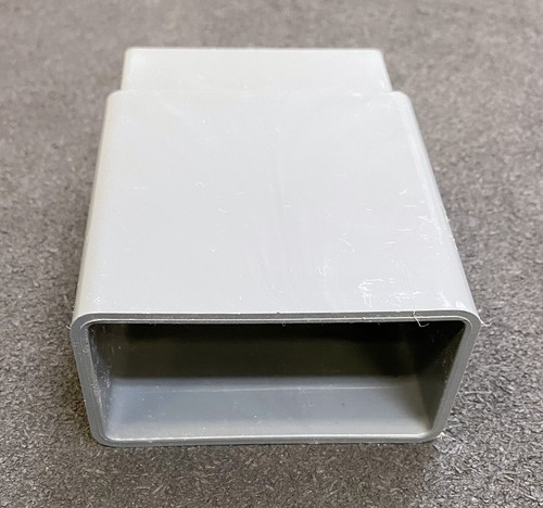 10x Kunststoff Kupplung Maße breite Öffnung außen 76x40mm Länge 75mm - Bild 2 von 8