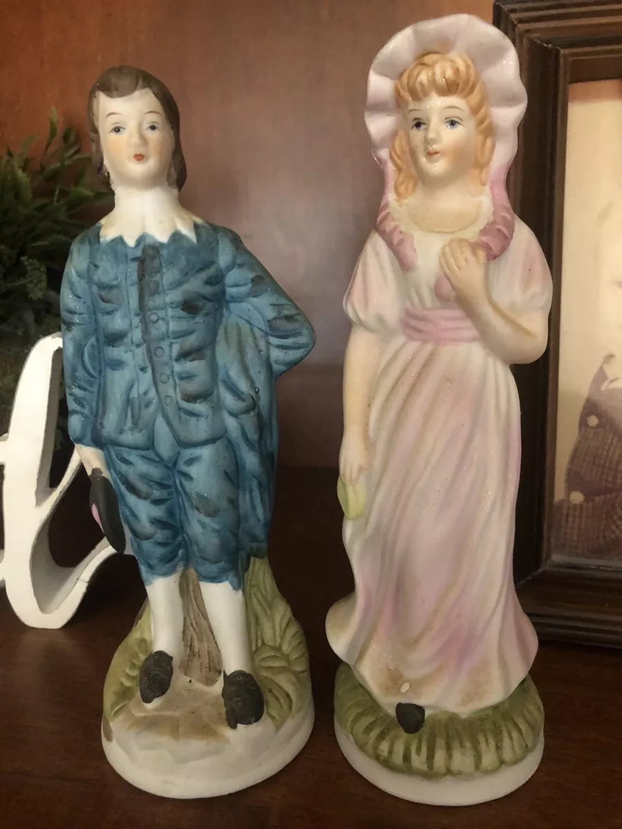 Pinky and cheap blue boy figurines