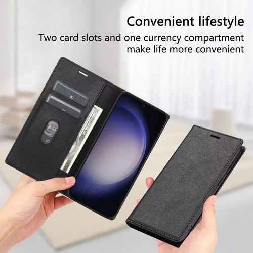 Magnetic Flip Leather Wallet Credit Card Case Stand Cover for iPhone/Samsumg - Picture 7 of 23