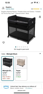 Bugaboo Stardust Playard Portable Indoor/Outdoor Foldable 1 Second Unfold -  | eBay