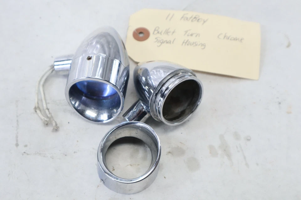 Carcasas de señal de giro Bullet 2011 Harley Davidson Softail Fatboy Foto 3 de 4
