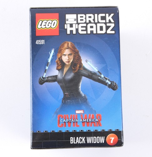 LEGO BRICKHEADZ: Black Widow (41591) RETIRED - SEALED in Box - Picture 4 of 6