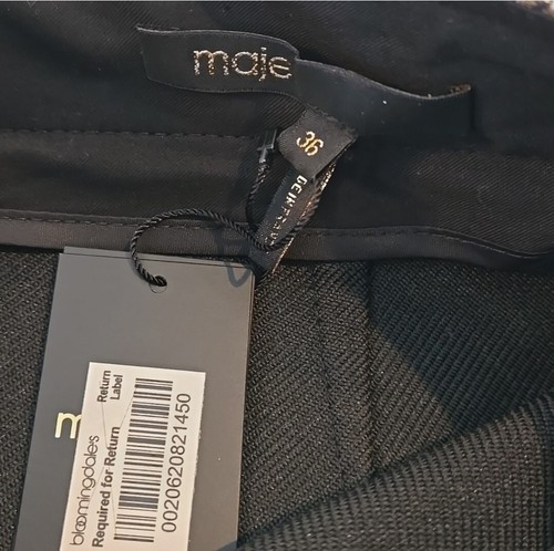NWT! Maje Straight Pencil Mini Skirt Size 36 - Picture 7 of 8